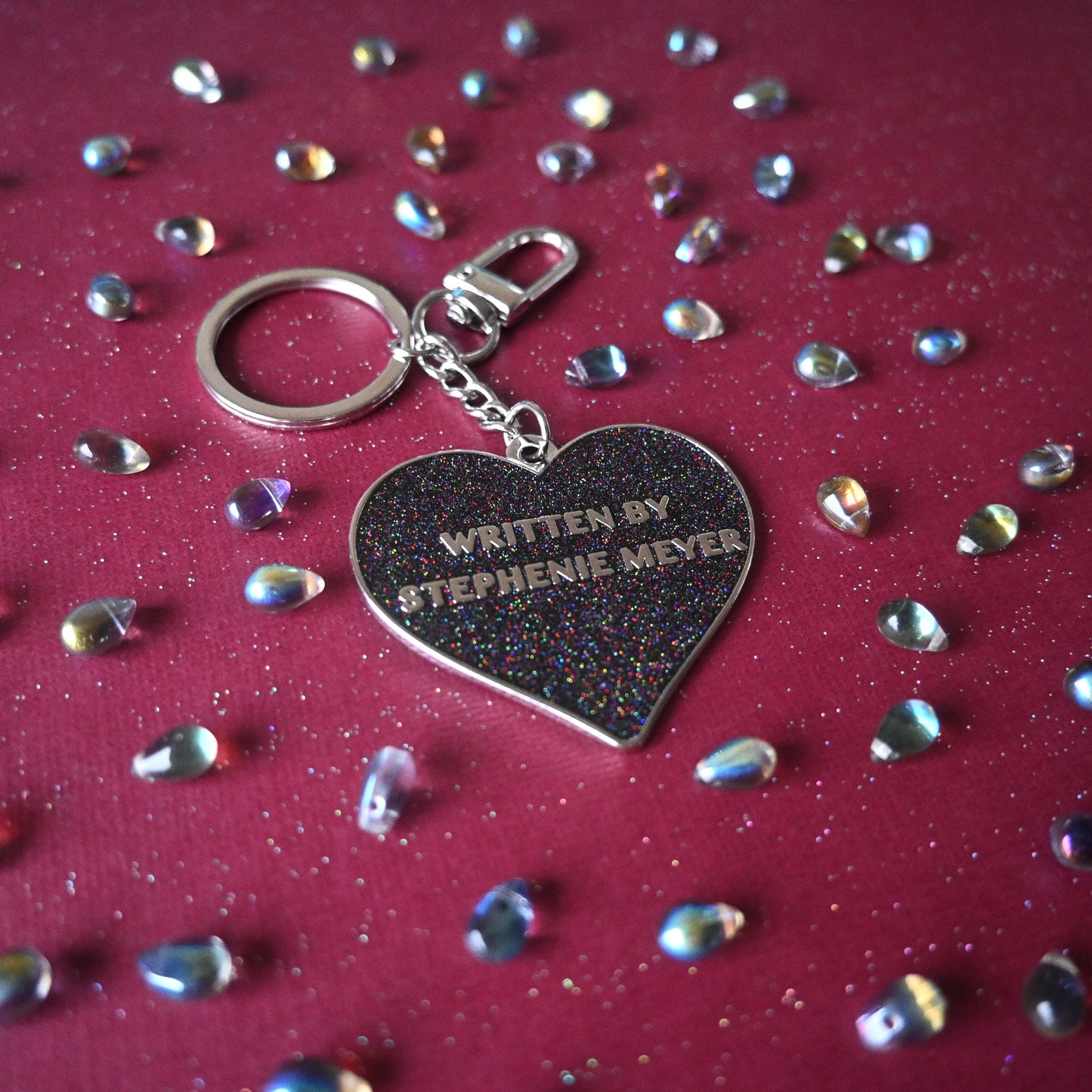 Written By Stephanie Meyer Keychain