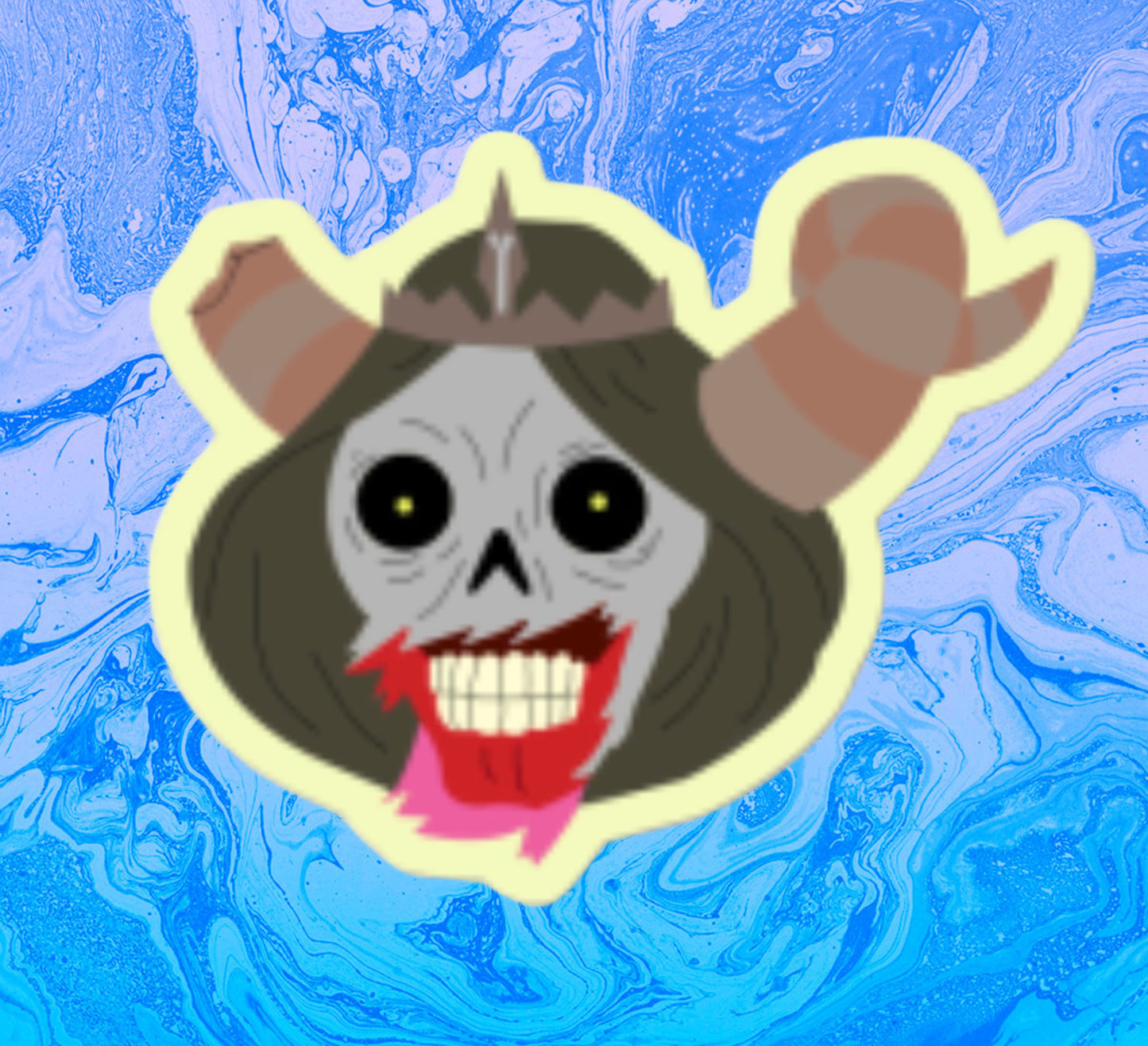 Lich *sticker* (glow in the dark)