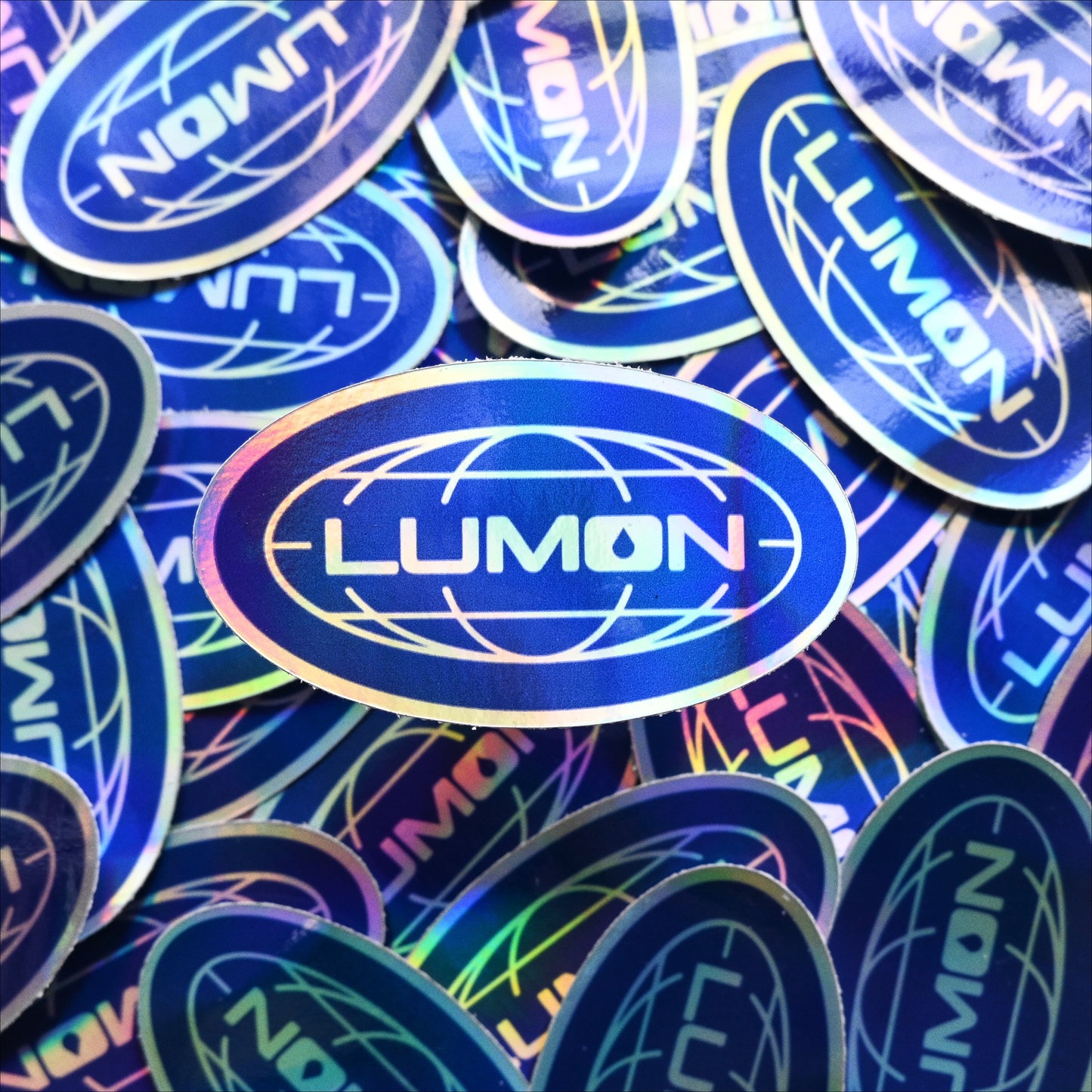 Lumon Blue holographic *sticker*