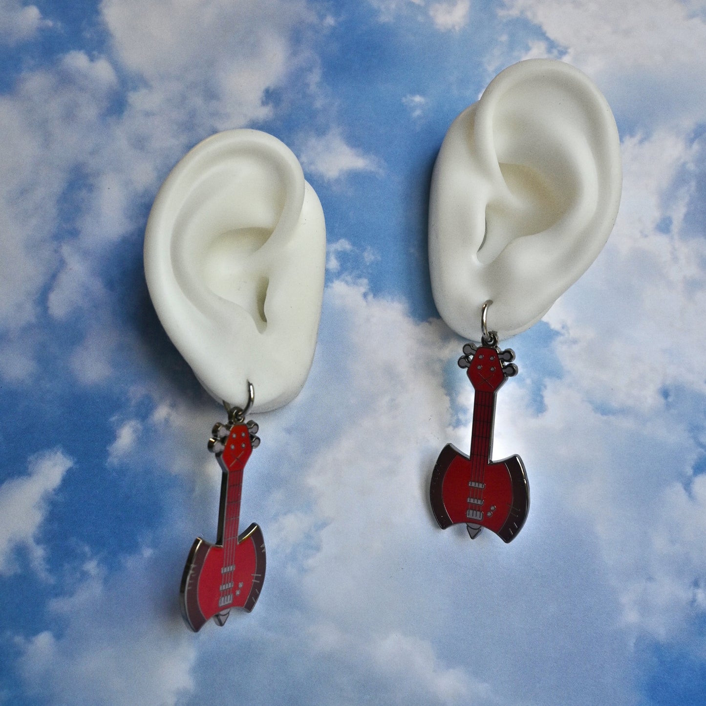 AT Enamel Earrings