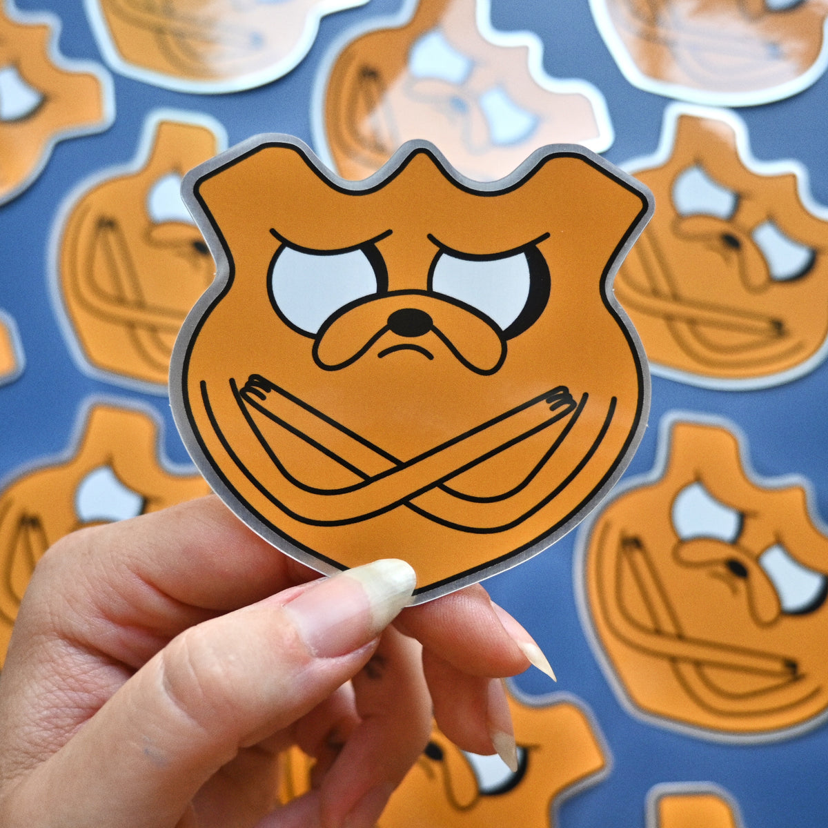 Jake Sticker Round Jake Badge *sticker* – Tiny Made