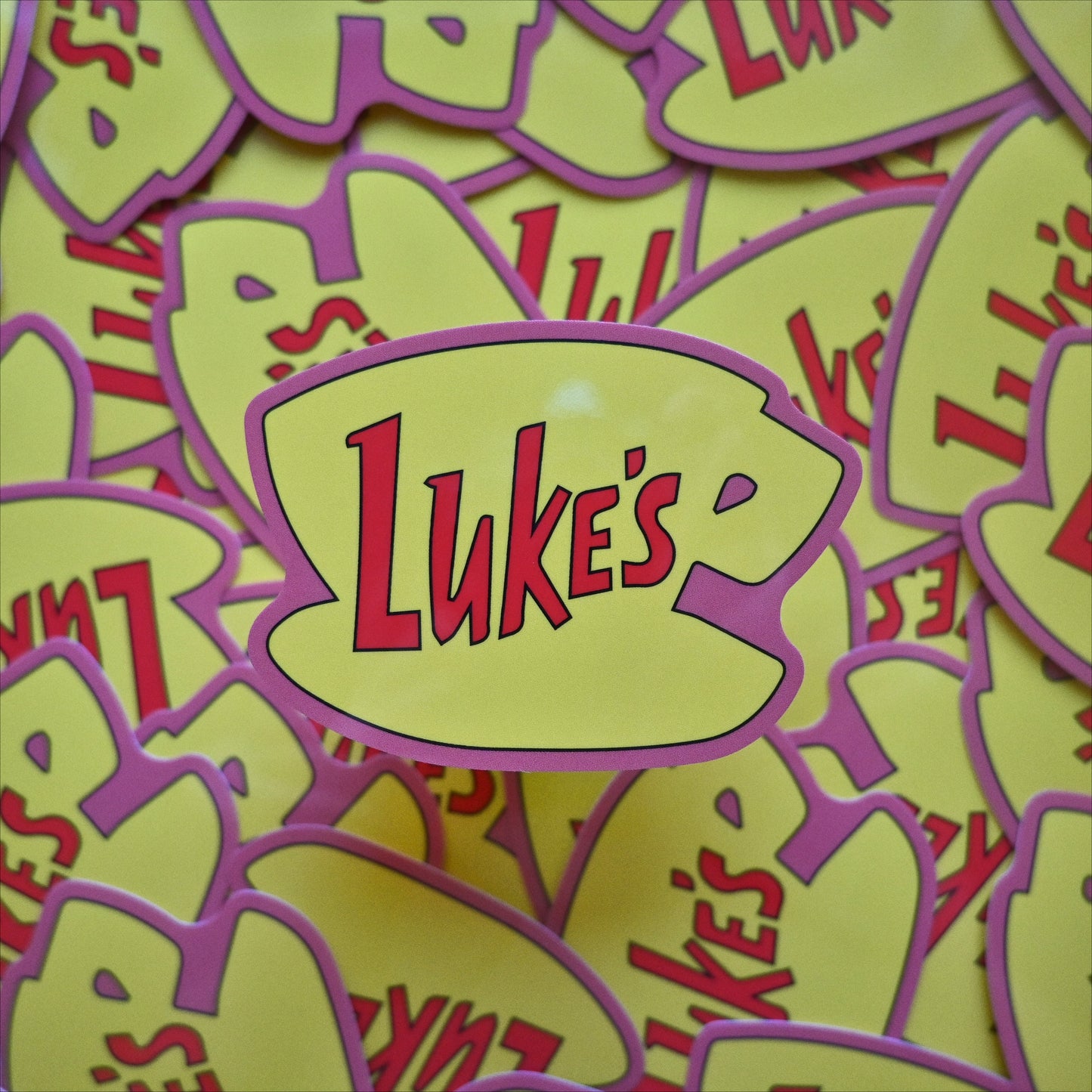 Luke’s *sticker*