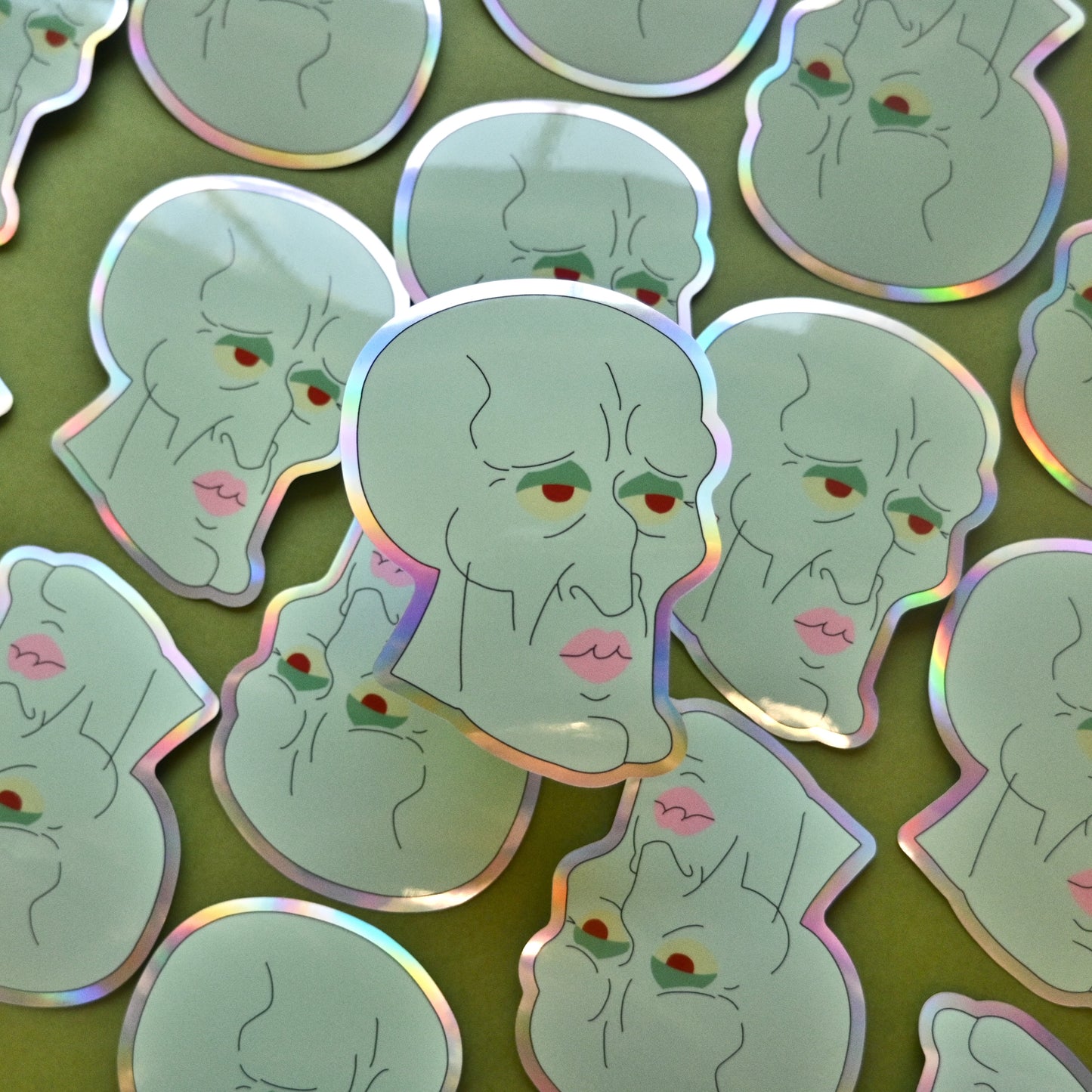 Handsome Squidward *sticker*