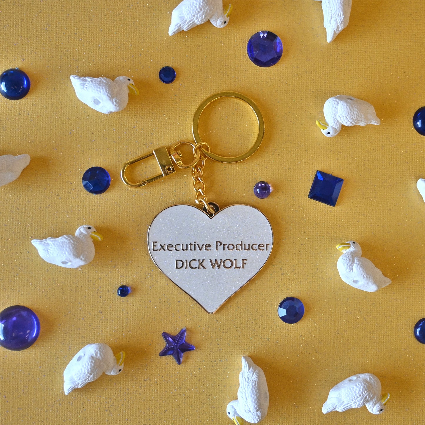 Dick Wolf Keychain