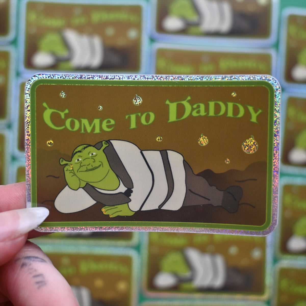 Zaddy Sticker Shrek Zaddy *sticker* – Tiny Made