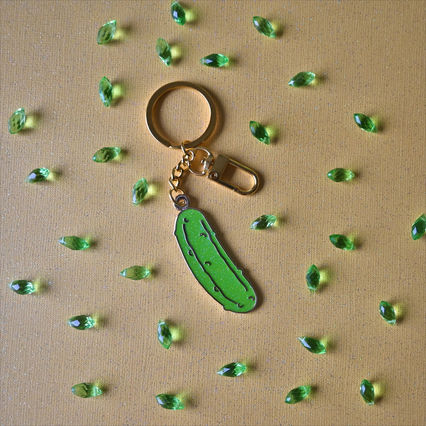 Pickle Keychain