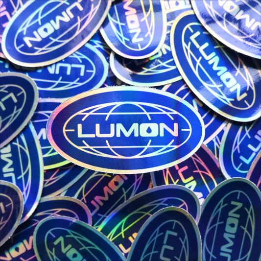 Lumon Blue holographic *sticker*