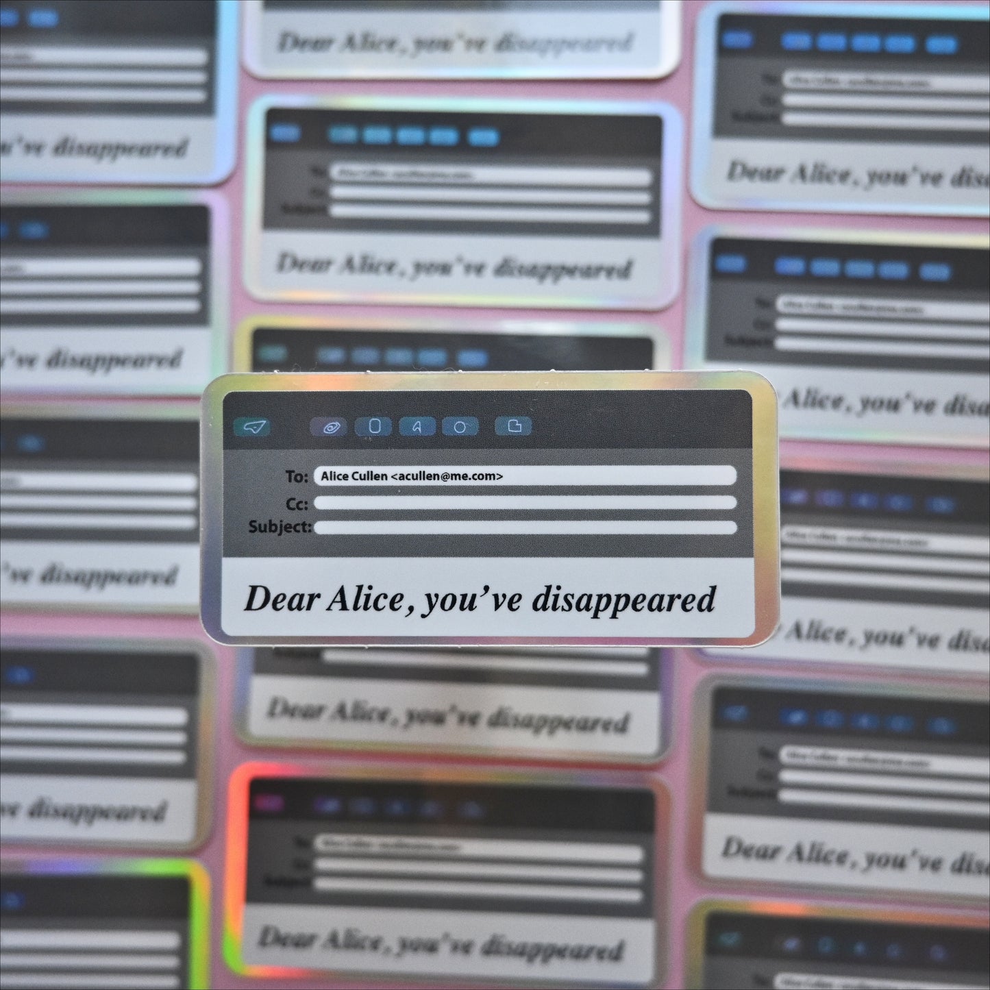 Dear Alice… *sticker*