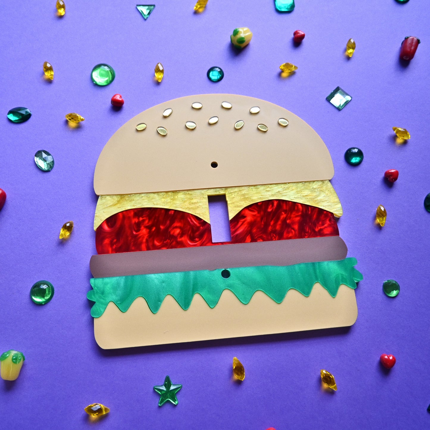 Cheeseburger Switch Cover