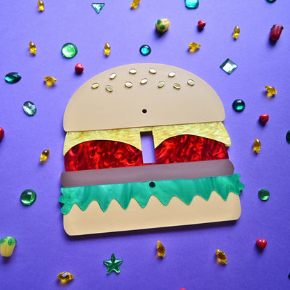 Cheeseburger Switch Cover