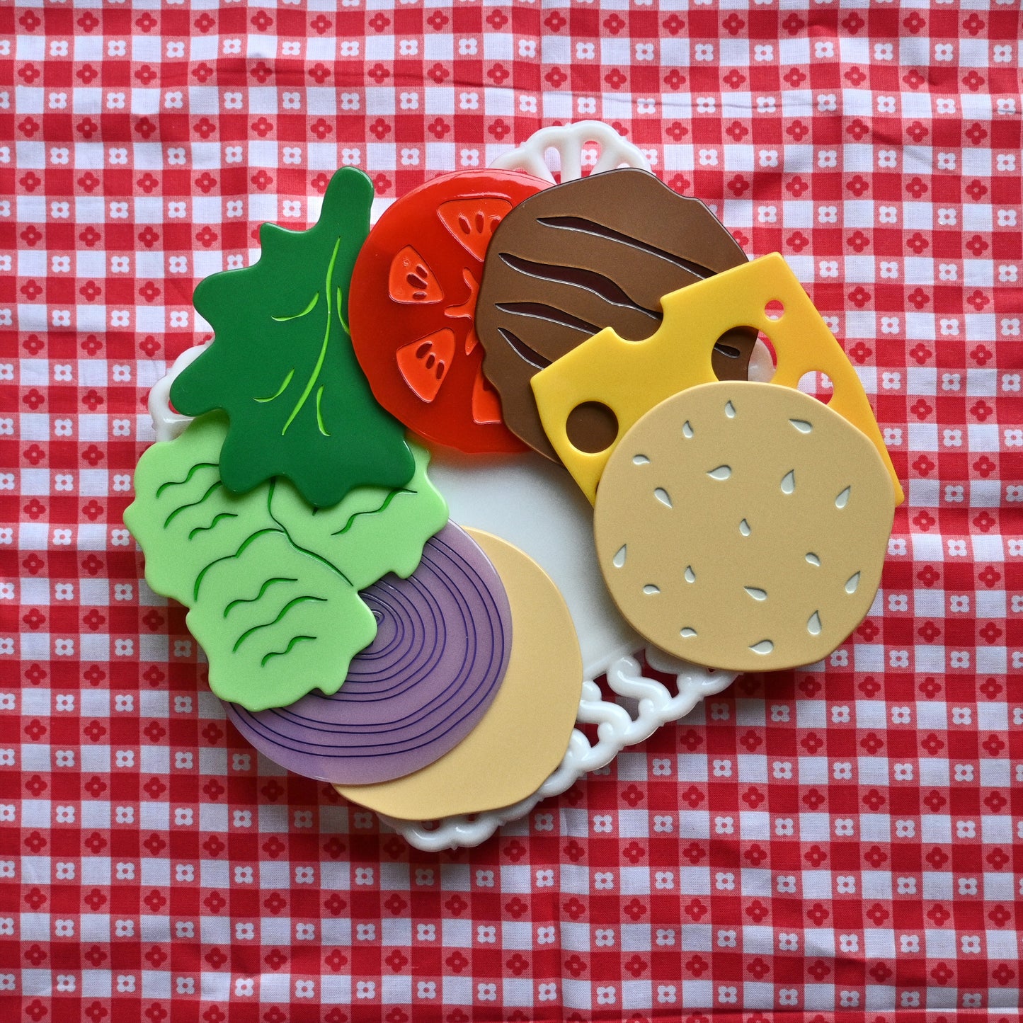 Krabby Patty Coaster Set