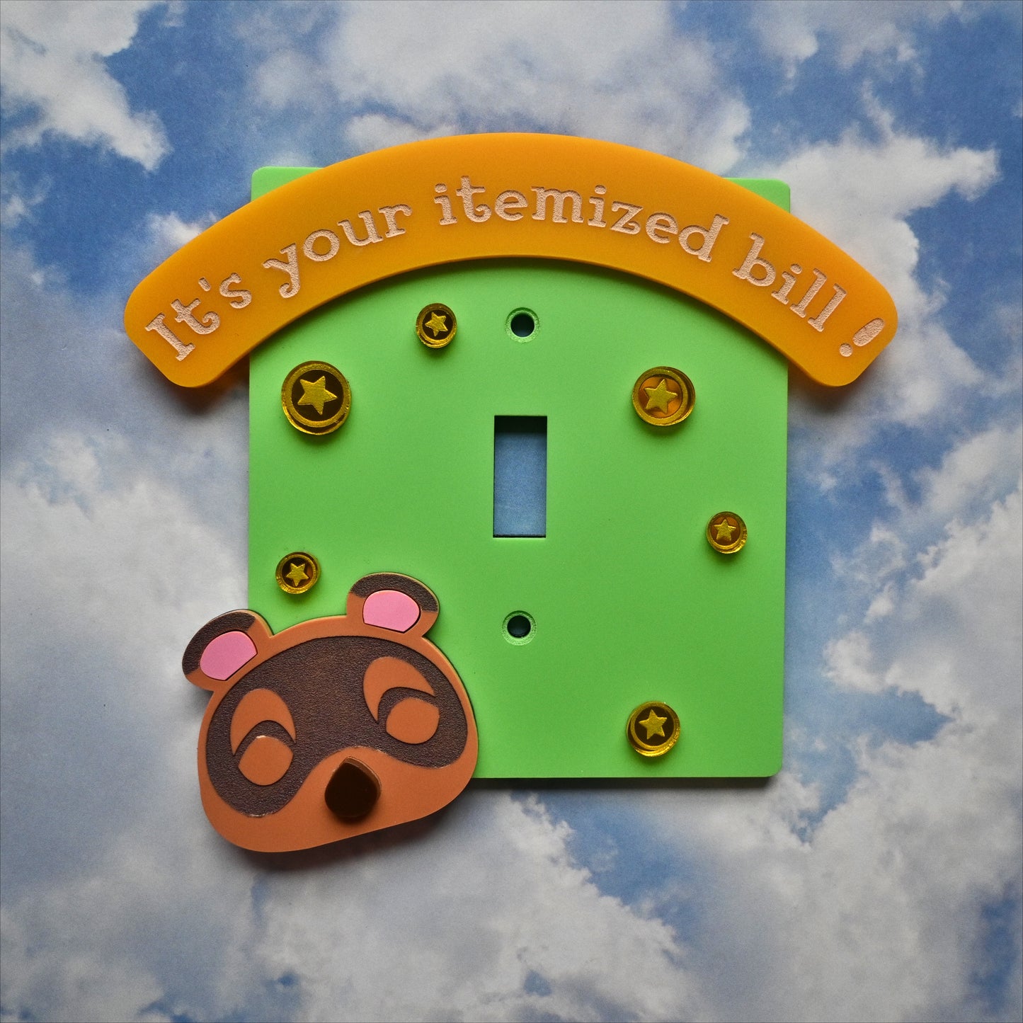 Tom Nook Switch Cover